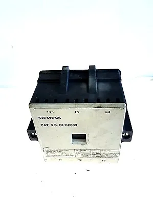 Buy Used Siemens CLHF003 Lighting Contactor, NO COIL, TOP ENCLOSURE ONLY, G96 • 29.99$