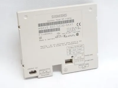 Buy Siemens Backcover Back Shell Panel OP7 6AV3607-1JC30-0AX1 6AV3 607-1JC30-0AX1 • 42.42$