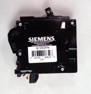 Buy Q120DFN SIEMENS 1 PCS 20 Amp 1-Pole Dual Function (CAFCI/GFCI) Circuit Breaker • 40$