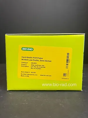 Buy Bio-Rad Microplate 96 Well Semi Skirted Hard Shell 25 Plates • 85$