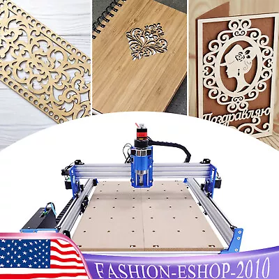 Buy 3 Axis CNC Router Engraver Engraving Cutting 4040 Wood Carving Milling Machine • 389.25$