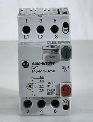 Buy Allen-Bradley 140-MN-0250 SER D Motor Starter • 18$