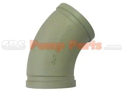 Buy Concrete Pump Parts 5  Metric (148mm) X 45 Degree Elbow • 80.55$