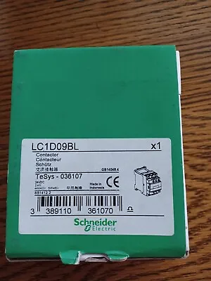 Buy NEW Schneider Electric LC1D09BL 24V 3Pole 9A Contactor Fast Shipping =) • 43.99$