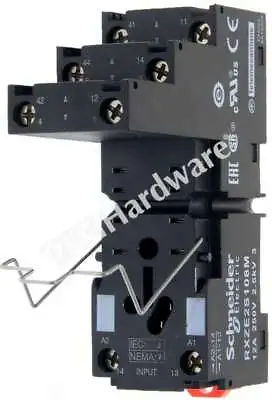 Buy Schneider Electric RXZE2S108M Harmony Socket For RXM2 Relays 12A 250V • 12.18$