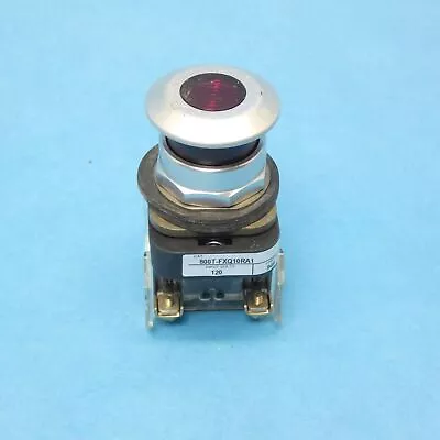 Buy Allen Bradley 800T-FXQ10RA1/T Illuminated E-Stop Push Button Maintained Red 120V • 124.99$