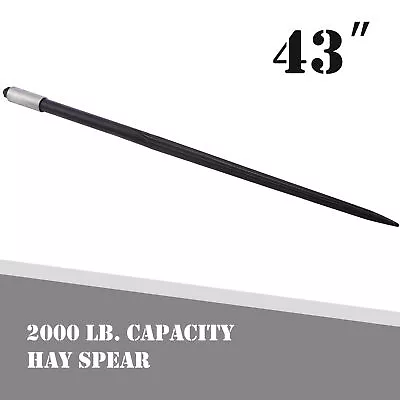 Buy 43  Compact Hay Bale Spear Attachment With 1 Ton Capacity For Truck Tractor More • 59.99$