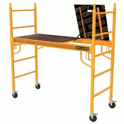 Buy Safeclimb Baker Style Scaffold Rolling Platform, 1100 Lbs. Load Capacity Steel • 390.48$