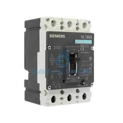 Buy Siemens 3VL17161DD330AA0 Switch Automatic VL160X N 3X160A 55KA Distr Tm • 609.07$