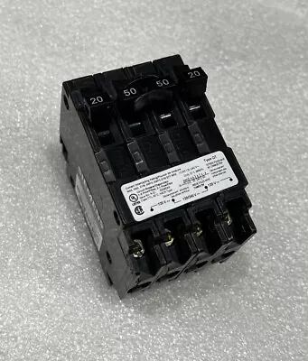 Buy Q22050ct Siemens Quad 2 Pole 20/50 Amp 120/240 Volt Circuit Breaker New • 59.99$