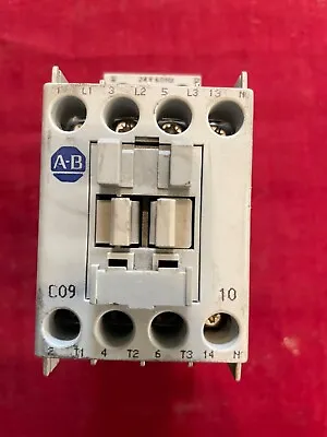 Buy Allen Bradley 100-C09*10 Contactor 24VAC Coil AB *TESTED* • 30$