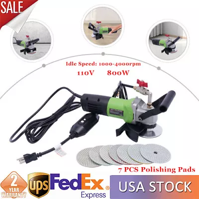 Buy Variable Speed Wet Polisher Grinder Lapidary Saw Marble Stone Granite Cement NEW • 151.62$