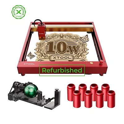 Buy (Refurbished) XTool D1 Pro 10W Laser Engraver, Higher Accuracy Engraving Machine • 439.99$