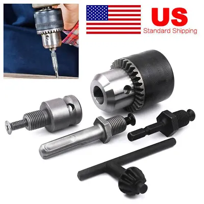 Buy 1.5-13mm Drill Chuck Wrench 1/2 -20UNF Accessories Converter For Impact Driver • 28.99$