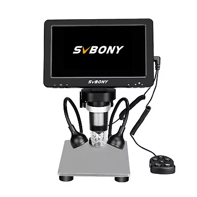 Buy SVBONY SV604 7  1080p Digital Microscope 1200x Magnification Coins Appreciation • 99.99$