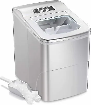 Buy Portable Countertop Ice Maker Compact Ice Cube Machine Home Bar Dorm 26lbs/day  • 139$