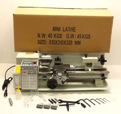 Buy CMT 7 X14  Mini Metal Lathe Machine 550W Variable Speed 2500 RPM • 699.99$