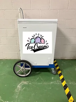 Buy Brand New Ice Cream Push Cart - Good Humor/Blue Bunny Ice Cream Novelty Cart • 1,100$