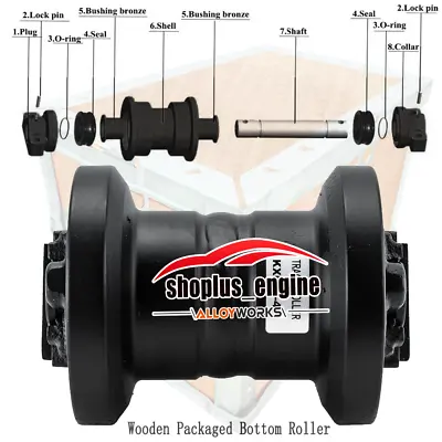 Buy Fits Kubota KX033-4 Excavator Undercarriage Track Bottom Roller • 114.95$