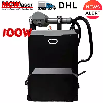 Buy 100W Portable Laser Cleaning Machine Rust Remover Pulse Laser Cleaner 1064nm • 1$