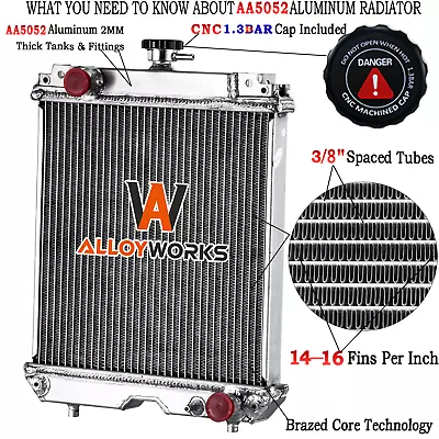 Buy Aluminum Radiator For Kubota U25S U25-3S Excavator RB411-42300 • 359$