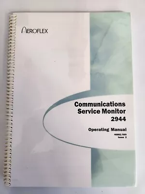 Buy Aeroflex 2944 Communions Service Monitor Operators Manual • 9.99$