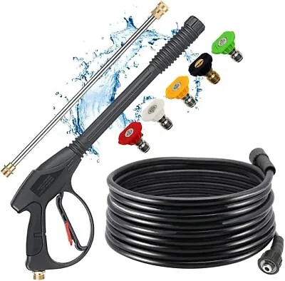 Buy Selkie Pressure Washer Gun With Extension Wand And 26  Hose, With Hose  • 70.95$