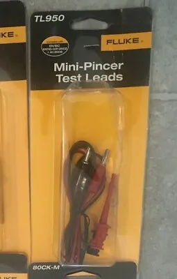 Buy Fluke TL950 Mini-Pincer Test Lead Set NEW IN SEALED PACK • 65$