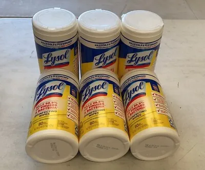 Buy Lysol Disinfecting Wipes, Lemon And Lime, 480 Ct. Wipes (6 CAN/CT, 80 Wipes/CAN) • 28.49$