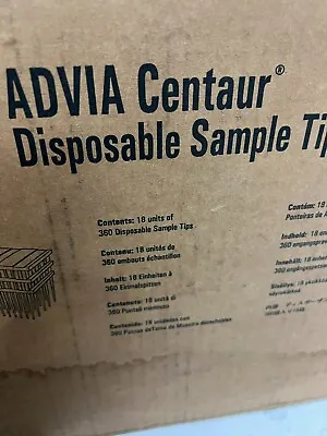 Buy Siemens Advia Centaur Disposable Sample Tips 07413317 - Sealed Case • 245$