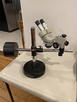 Buy Meiji Techno Emt Microscope 28459 2 W5x Lenses As Is Parts Only Untested • 45$