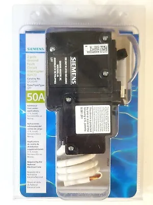Buy Siemens QF250AP Two Pole Ground Circuit Interrupter (GFCI) 50A Breaker FREE SHIP • 67.99$