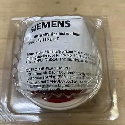 Buy Siemens PE-11 Photoelectric Detector FIRE ALARM 500-094150 • 145$