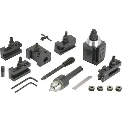 Buy Grizzly T10166 17 Pc. Quick Change Tool Post Set • 214.95$