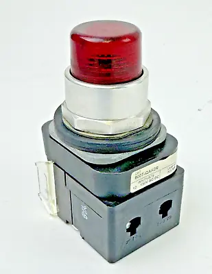 Buy Allen-bradley - 800t-qah2r Ser. U - Red Illuminated Push Button W/ Block • 69$