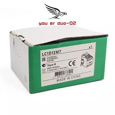 Buy 1 PC LC1D12M7 New With Box Schneider Contactor LC1D12M7 12A 3P AC220V LC1D12M7C • 34$