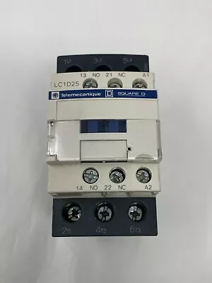 Buy Schneider Electric LC1D25G7 IEC Magnetic Contactor 120V 25A 1NO/1NC 3-Pole 3PH • 33.63$
