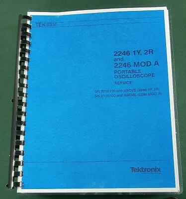 Buy Tektronix 2246 Service Manual: W/11 X17  Foldouts & Protective Plastic Covers • 58.50$
