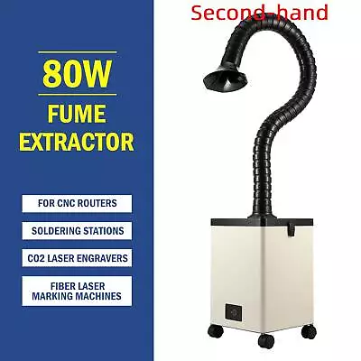 Buy Secondhand 80W Pure Air Fume Extractor Smoke Purifier 3 Filter For Laser Cutter • 109.66$