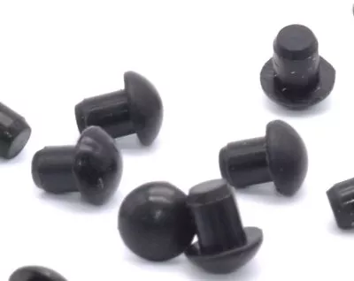 Buy 3/16  Mini Rubber Push-In Feet 5/16  OD 1/8  Height Variable Pack Sizes • 7.59$