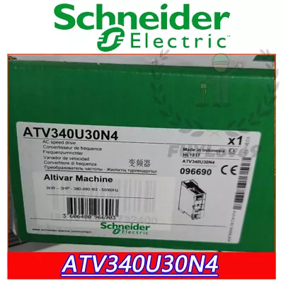 Buy Higher Quality Schneider ATV340U30N4 Brand New, Quality Guaranteed Free Ship • 695$