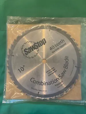 Buy Sawstop CNS-07-148 10  40 Tooth Combination Table Saw Blade New • 51$