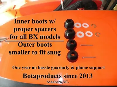 Buy Kubota BX GR Inner/Outer Tie Rod Poly Boots Upgrade (all Models) 1 Yr Warranty • 19.55$