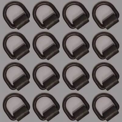 Buy 16 Weld-on 1/2  D Rings Tie Down Cargo Flatbed Truck Trailer Ratchet Strap Ring • 57.99$