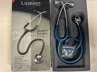 Buy Littmann Classic II Pediatric Stethoscope Caribbean Blue Model 2119 28” • 45$
