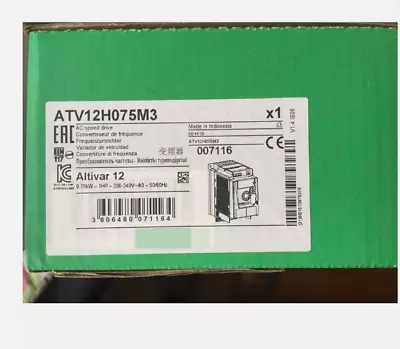 Buy Atv12h075m3 1pcs New Schneider Electric Inverter Atv12h075m3 • 153.79$