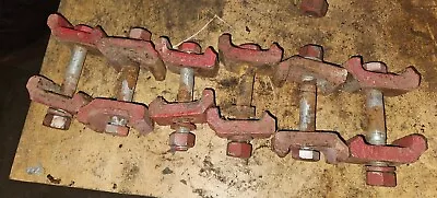 Buy Farmall M Tractor Rear Wheel Clamps 12 One Side Inner Outer Clamps An Bolts H SH • 42$