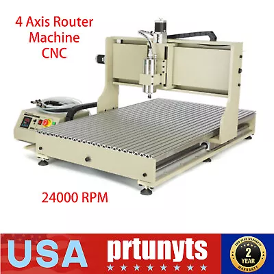 Buy 1500W 6090 CNC Router Engraver USB 4 Axis Metal 3D Engraving Machine+Handwheel • 1,758.17$