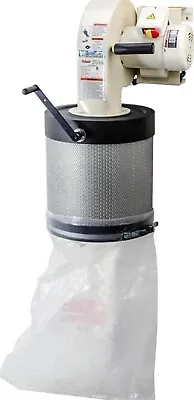 Buy Grizzly G0785 1 HP Wall-Mount Dust Collector With Canister Filter • 59$