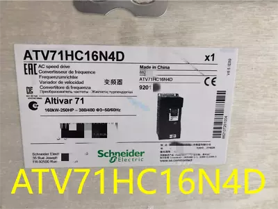 Buy ATV71HC16N4D NEW IN BOX Inverter Altivar 71 160kW 380-480V 50/60Hz Schneider • 11,984$